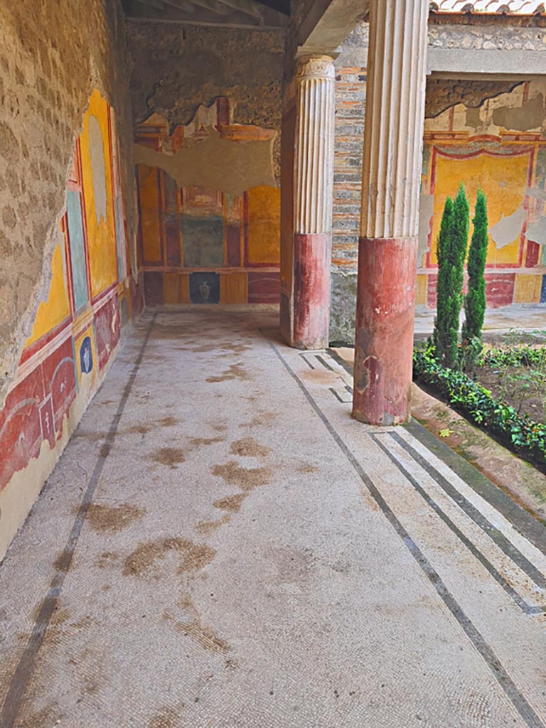 VI.9.6 Pompeii. November 2023.
Room 6, looking south-west corner. Photo courtesy of Giuseppe Ciaramella.

