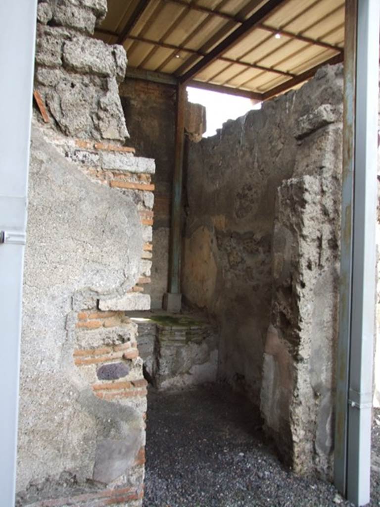 VI.9.7 Pompeii. March 2009. Doorway to room 4, kitchen.