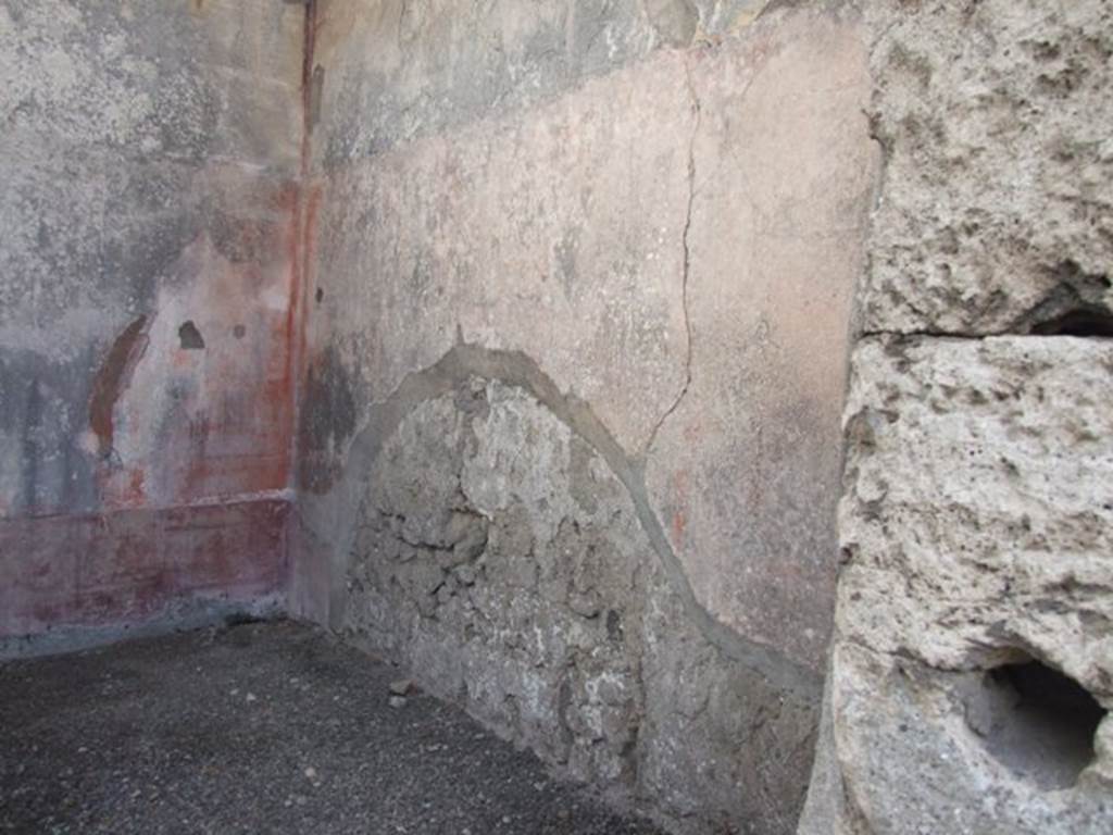 VI.9.7 Pompeii. March 2009. Room 7, west wall of oecus.  
