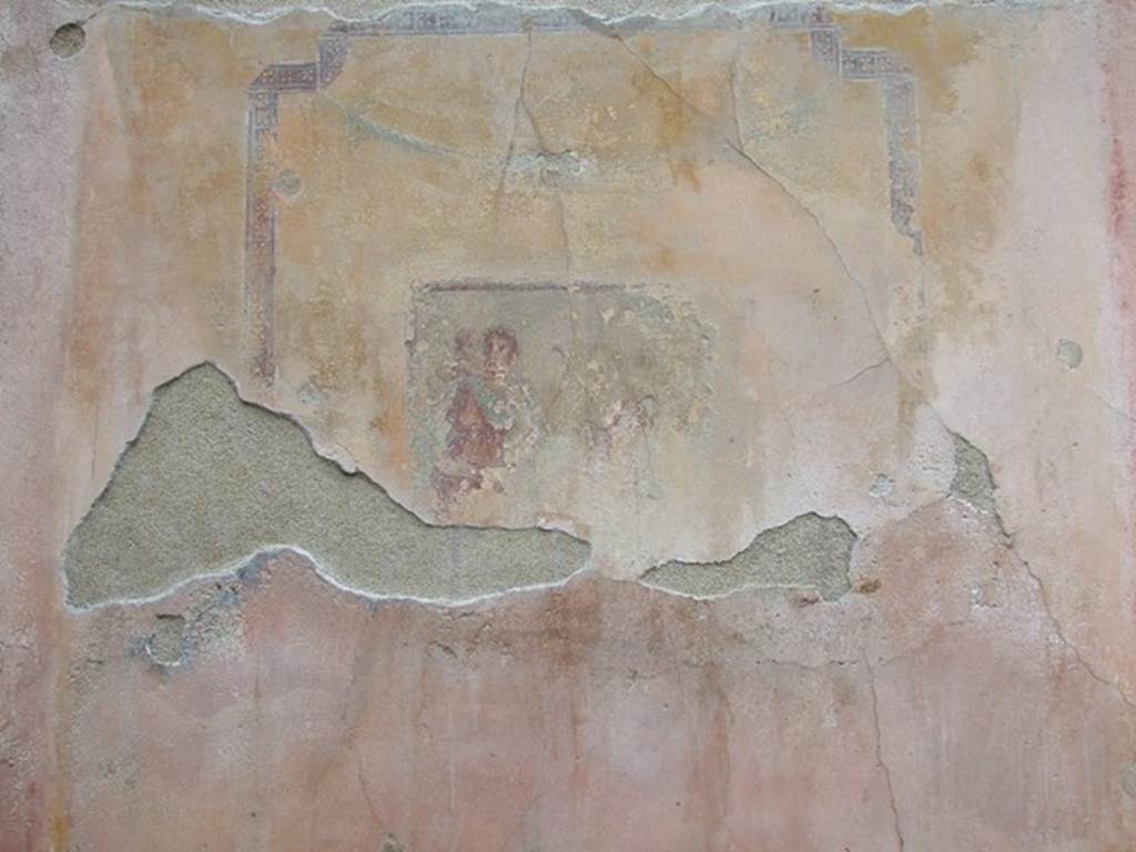 VI.11.10. Pompeii. December 2006. Room 29, north wall of cubiculum, with remains of fresco.
