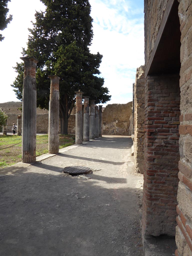 VI.12.2 Pompeii. September 2015. Looking west along north portico of rear peristyle.
Foto Annette Haug, ERC Grant 681269 DÉCOR.

