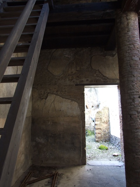 VI.15.9 Pompeii.  March 2009.  South East corner of roofless area in kitchen area.