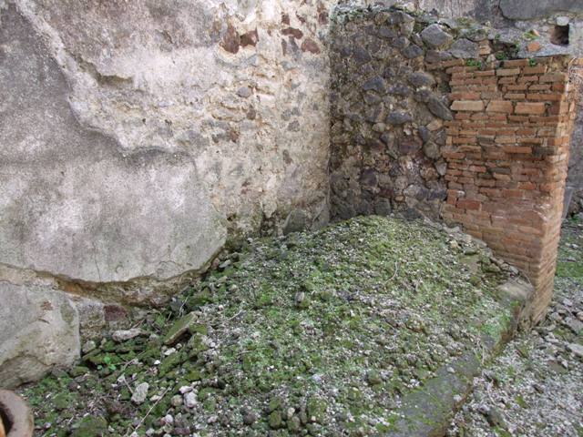VI.15.9 Pompeii.  March 2009.  Latrine in kitchen. Looking west.