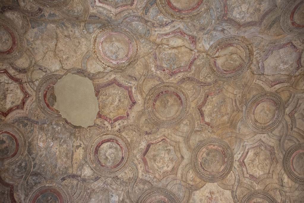 VII.1.8 Pompeii. March 2019. Vestibule 1, stucco on ceiling.
Foto Annette Haug, ERC Grant 681269 DÉCOR.
