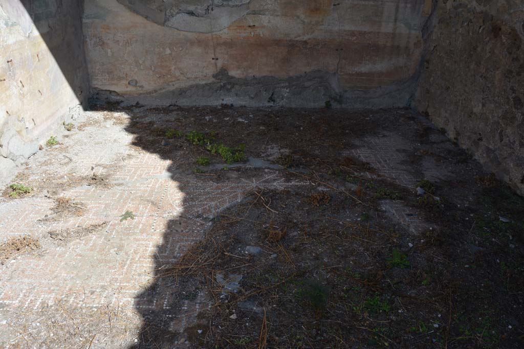 VII.2.16 Pompeii. October 2019. Oecus 10, detail of flooring.
Foto Annette Haug, ERC Grant 681269 DCOR.
