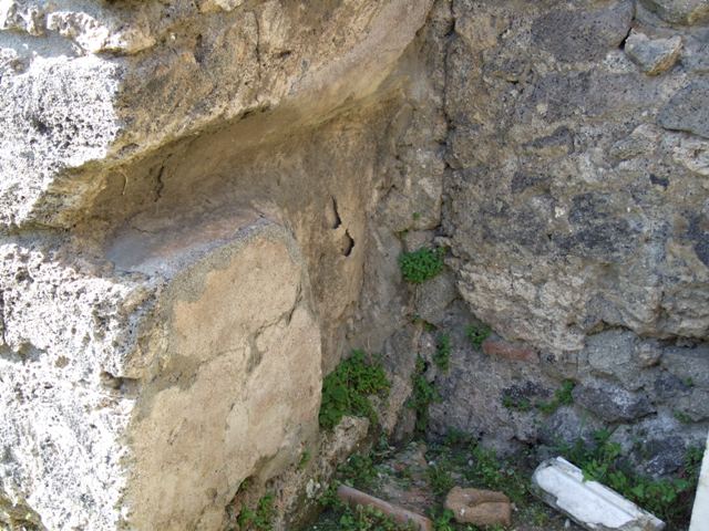 VII.4.31 Pompeii.  March 2009.  Room 9.  Cubiculum. Underneath floor in North East corner.