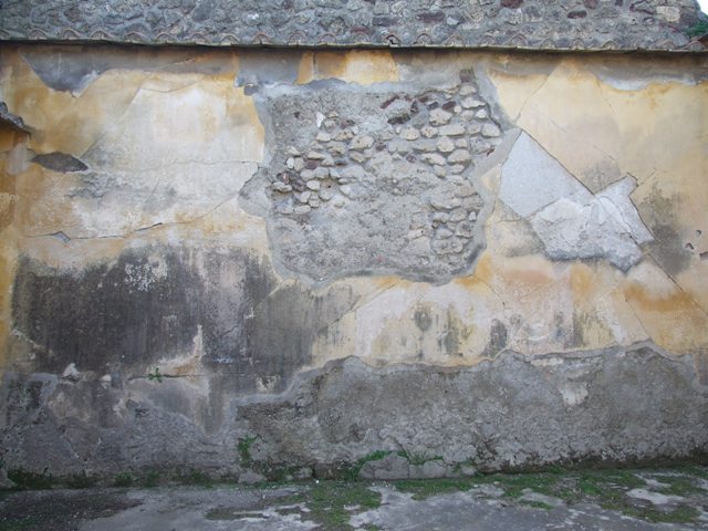 VII.4.31 Pompeii.  March 2009.  Detail of column in Middle Peristyle.