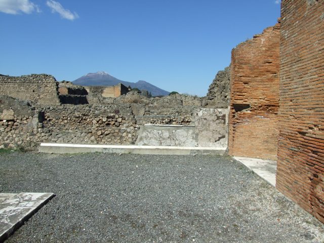 VII.9.1 Pompeii. Carved marble on ground. Photographed 1970-79 by Günther Einhorn, picture courtesy of his son Ralf Einhorn.