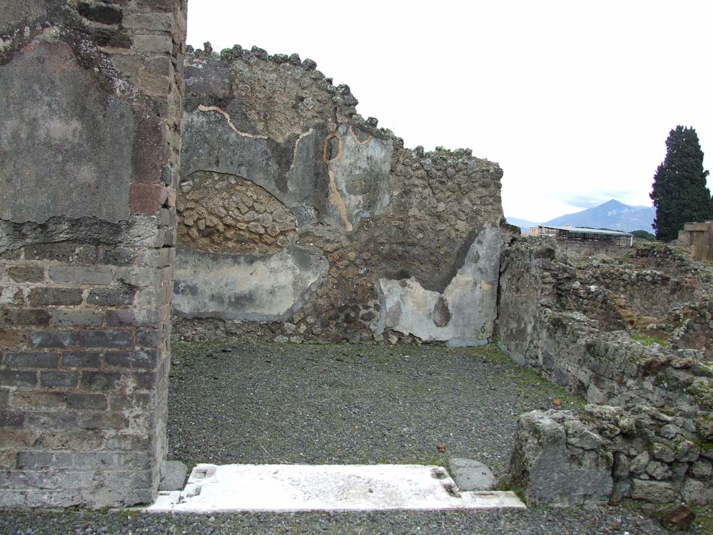 VII.14.5 Pompeii. March 2009. Doorway to room 8.