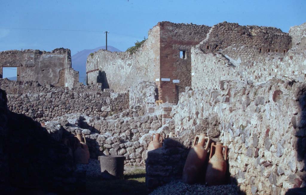 VII.16.7or 8, Pompeii. December 1968. Looking north towards rear room. Photo courtesy of Rick Bauer.