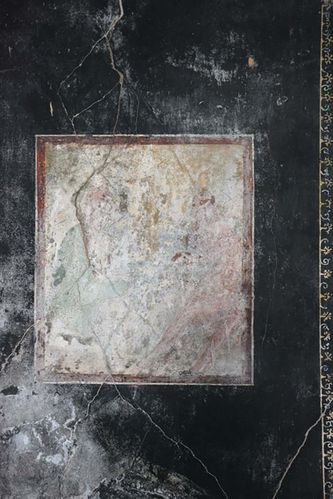 VII.16.22 Pompeii. October 2018. Room 58, central wall painting from east wall.
Foto Annette Haug, ERC Grant 681269 DÉCOR.
