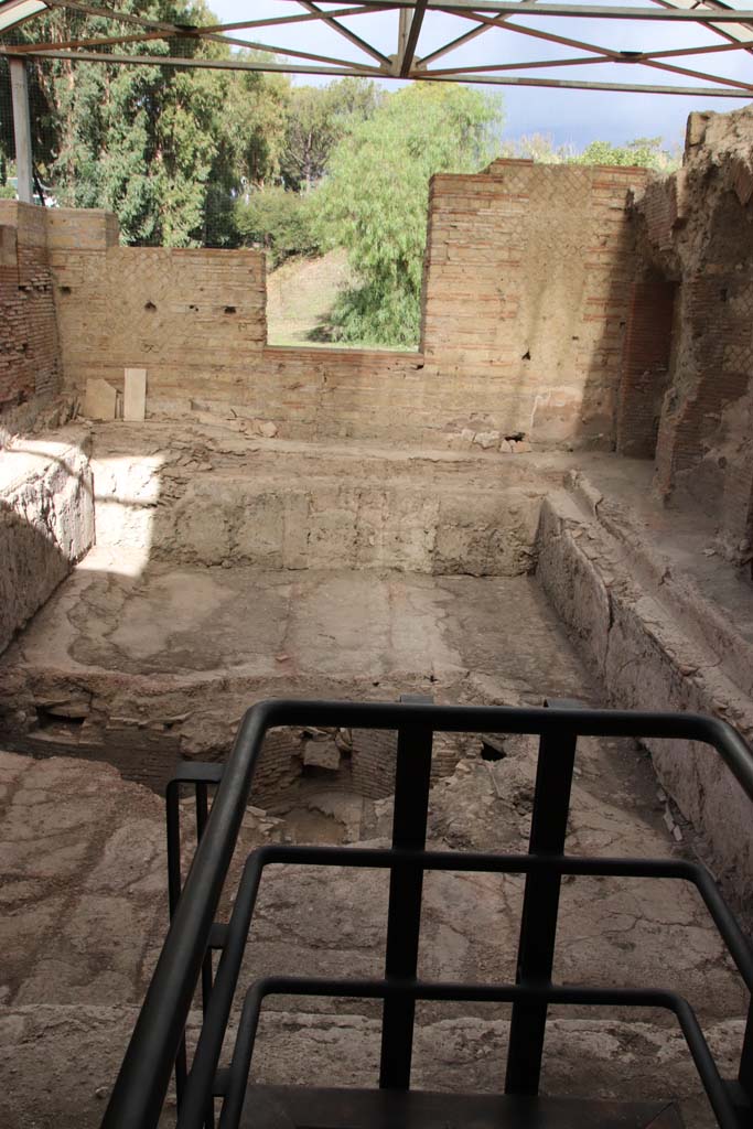 VII.16.a Pompeii. October 2020. Room 2, pool. Looking north across pool. Photo courtesy of Klaus Heese.
