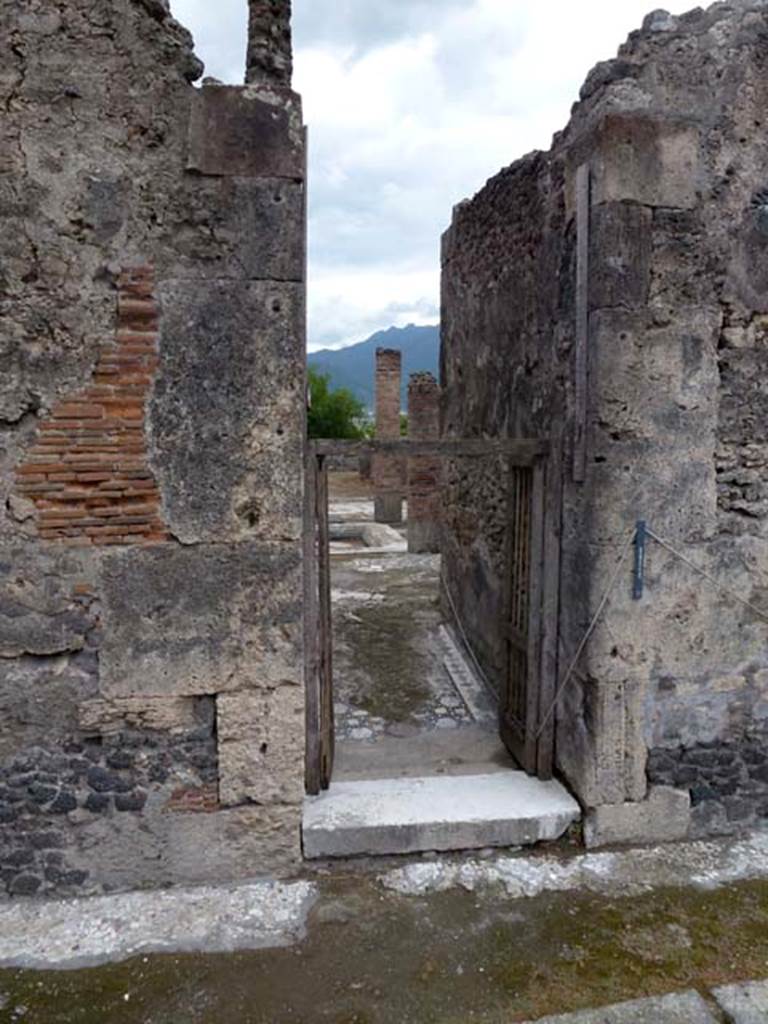 VIII.2.1 Pompeii. December 2004. Entrance doorway, looking south.