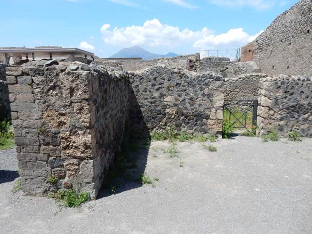 VIII.2.5 Pompeii. May 2018. Looking north towards doorway to a rear room. Photo courtesy of Buzz Ferebee.