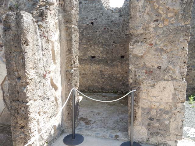 VIII.2.13 Pompeii. May 2018. Looking along north wall towards north-east corner of room in south east corner of atrium, Photo courtesy of Buzz Ferebee.
