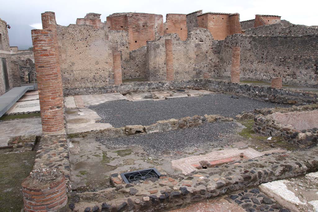 VIII.2.13/14/16 Pompeii. October 2020. Looking north from south-west corner. Photo courtesy of Klaus Heese.