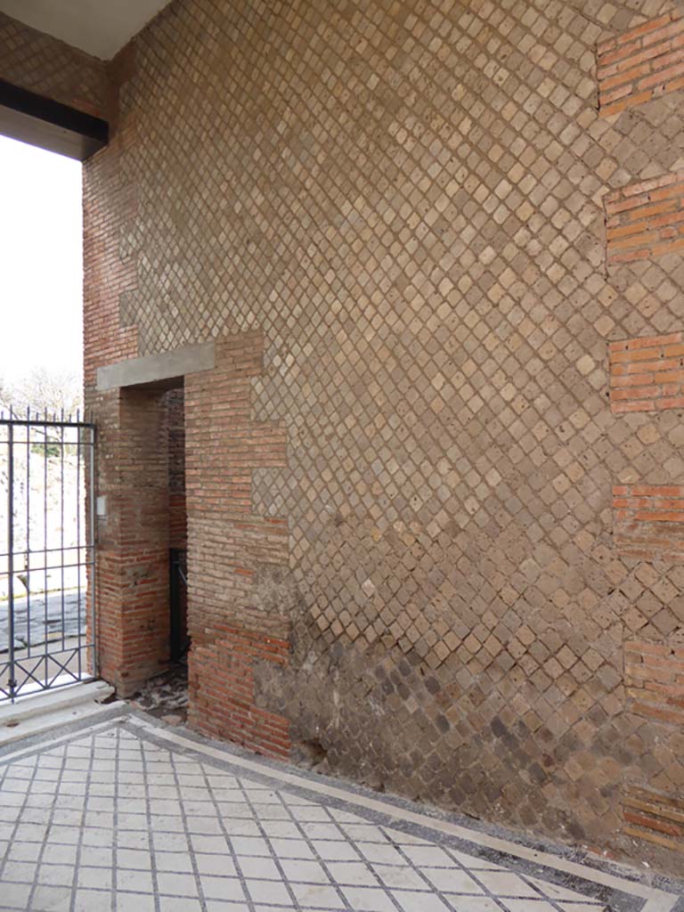 VIII.2.16 Pompeii. September 2005. Entrance mosaic
