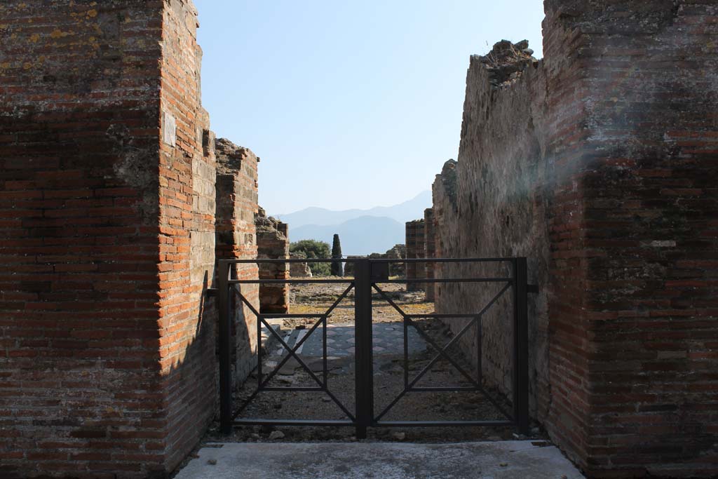 VIII.2.29 Pompeii. December 2005. Looking south from entrance doorway.