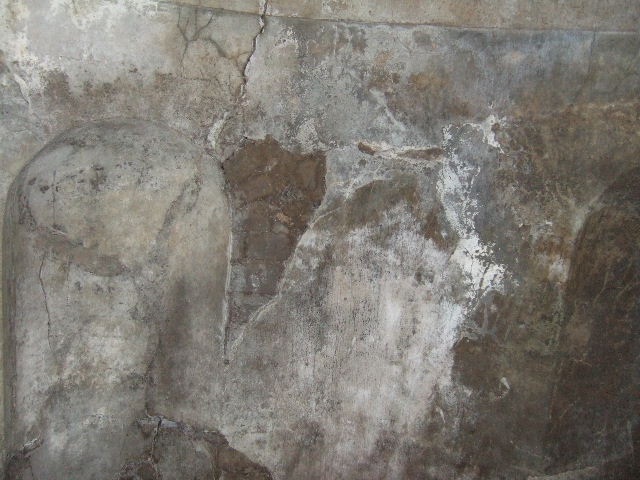 VIII.2.39 Pompeii. May 2006. Room 06.  North wall with vaulted ceiling.
