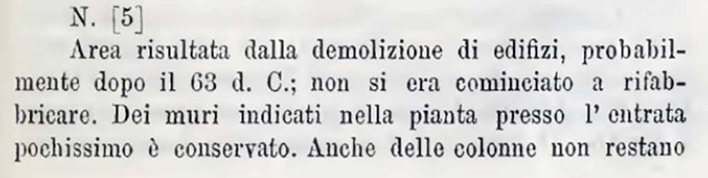 See Bullettino dellInstituto di Corrispondenza Archeologica (DAIR), 1884, (p.135)