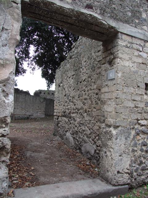 VIII.6.6 Pompeii. Horticultural plot. December 2007. Looking south.
