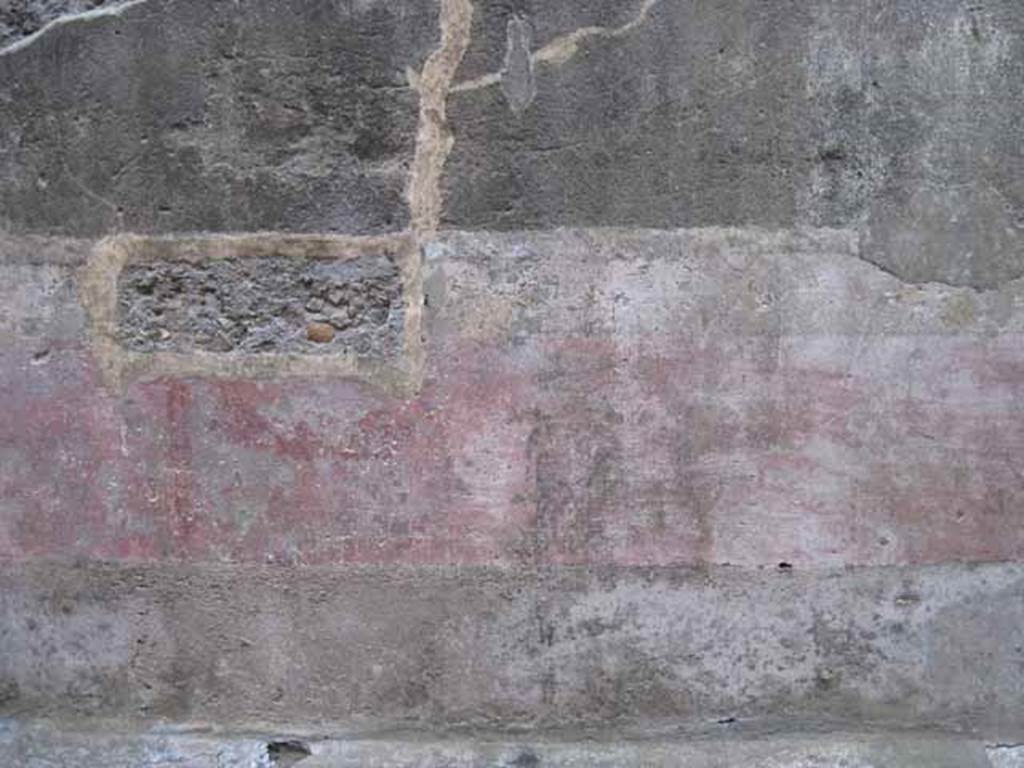VIII.7.20 Pompeii. September 2010. Graffito passage. North wall. Sequence moving west - east of remaining fresco work. Photo courtesy of Drew Baker.
