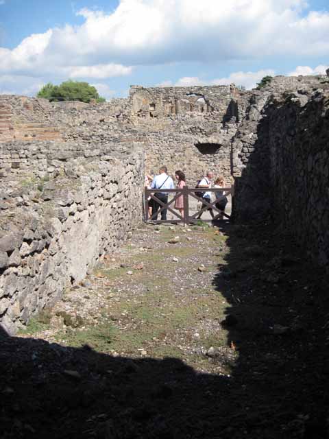 VIII.7.22 Pompeii. June 2009. Vaulted west end of corridor. Photo courtesy of Sera Baker.
