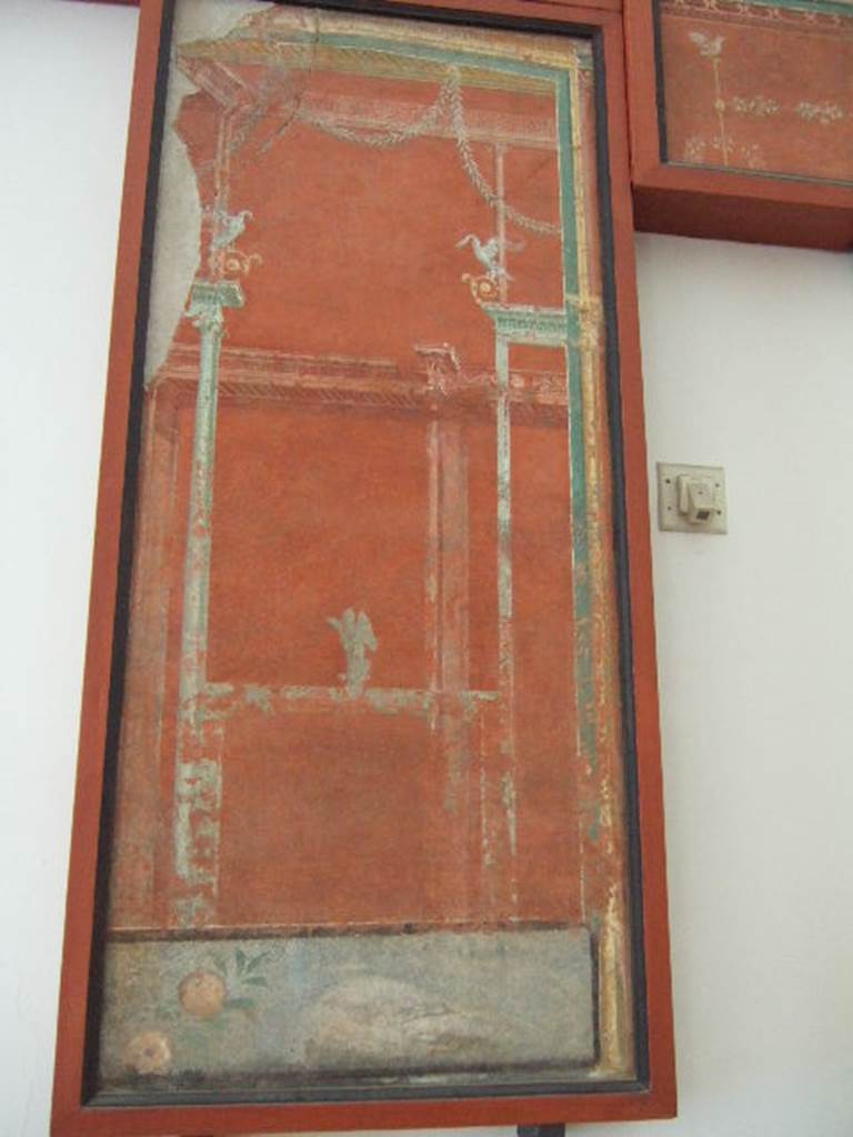 VIII.7.28 Pompeii.  Painted panel.  Now in Naples Archaeological Museum.