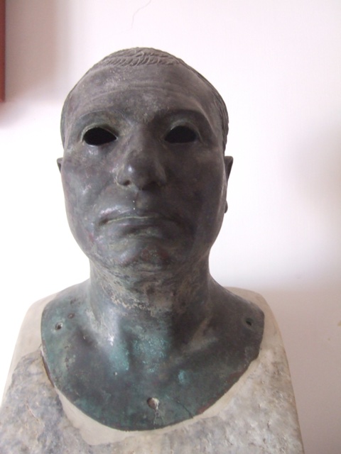 VIII.7.28 Pompeii.  Bronze head of Gaius Norbanus Sorex.  Now in Naples Archaeological Museum. Inventory number 4991.
