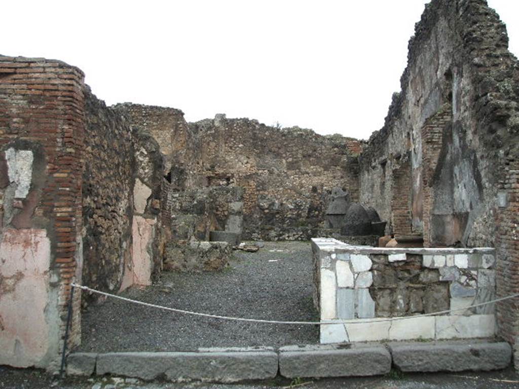 IX.1.3 Pompeii. December 2004. Looking east from Via Stabiana.