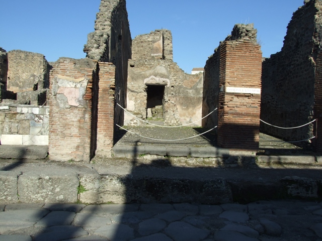 IX.1.4 Pompeii. March 2009. Staircase in north east corner of shop.