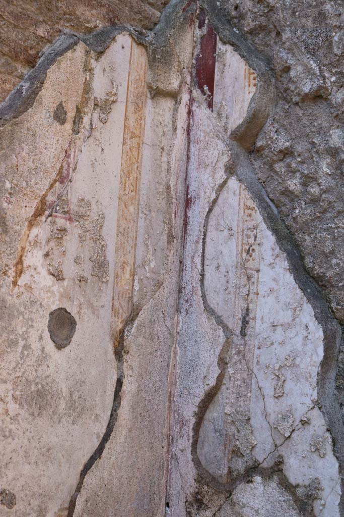 IX.1.16 Pompeii. December 2018. Detail from north-west corner. Photo courtesy of Aude Durand.