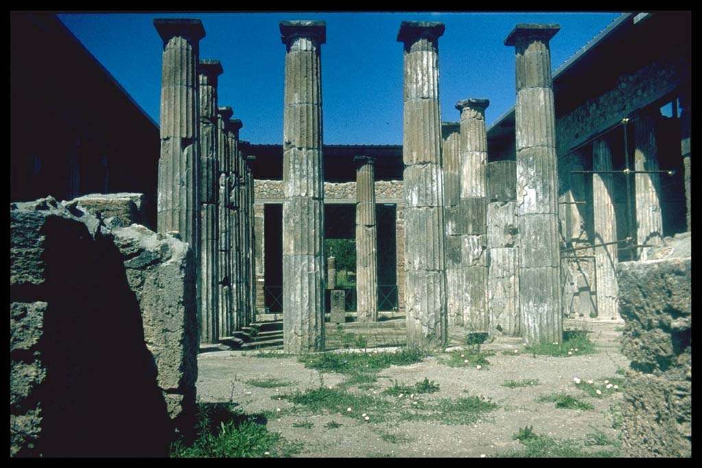IX.1.20 Pompeii. Atrium from entrance.  
Photographed 1970-79 by Günther Einhorn, picture courtesy of his son Ralf Einhorn.
