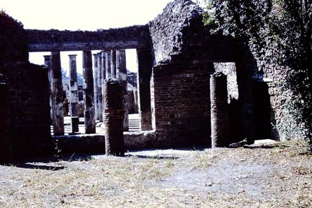 IX.1.20 Pompeii. 1966. Looking south from garden area through window of tablinum to atrium.   Photo by Stanley A. Jashemski.
Source: The Wilhelmina and Stanley A. Jashemski archive in the University of Maryland Library, Special Collections (See collection page) and made available under the Creative Commons Attribution-Non Commercial License v.4. See Licence and use details.
J66f0465

