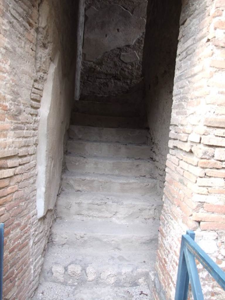 IX.1.20 Pompeii.  December 2007.  Room 16. Staircase to upper floor.