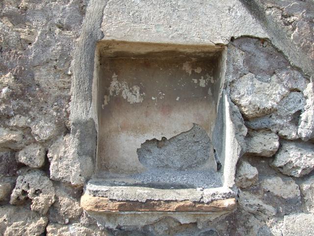 IX.2.18 Pompeii. March 2009.  Room 11. Garden area. Niche.