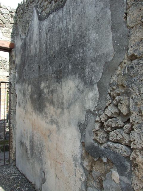 IX.2.18 Pompeii. March 2009.  Looking west along entrance corridor to atrium, Room 1.
