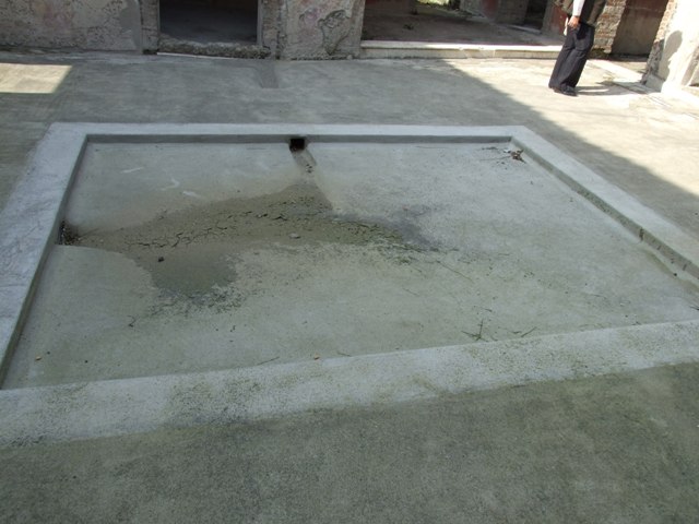 IX.3.5 Pompeii.  March 2009.  Room 24.  Steps to lower level.