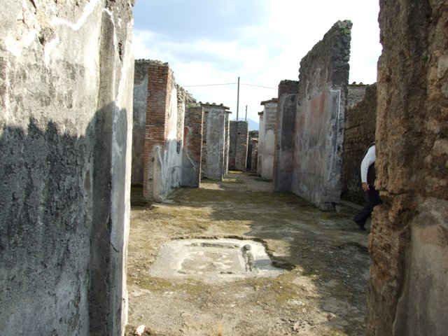 IX.3.5 Pompeii. March 2009. Room 34. Cubiculum. West wall.