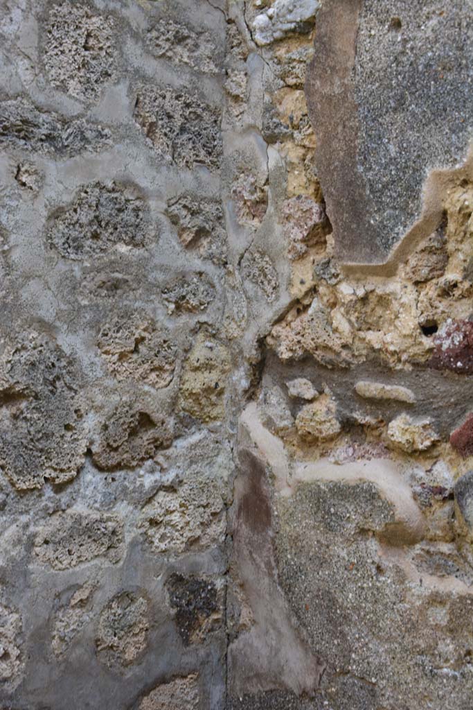IX.5.2 Pompeii. March 2017. Room q, detail from south-east corner. 
Foto Christian Beck, ERC Grant 681269 DCOR.
