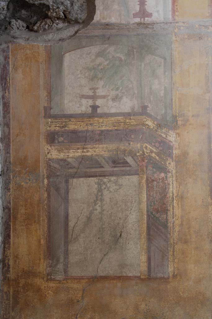 IX.5.2 Pompeii. May 2019. Room ‘u’, detail from west wall at south end.
Foto Christian Beck, ERC Grant 681269 DÉCOR.
