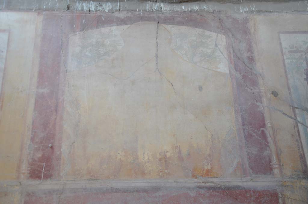 IX.5.2 Pompeii. July 2017. Room ‘u’, upper west wall above central painting.
Foto Annette Haug, ERC Grant 681269 DÉCOR
