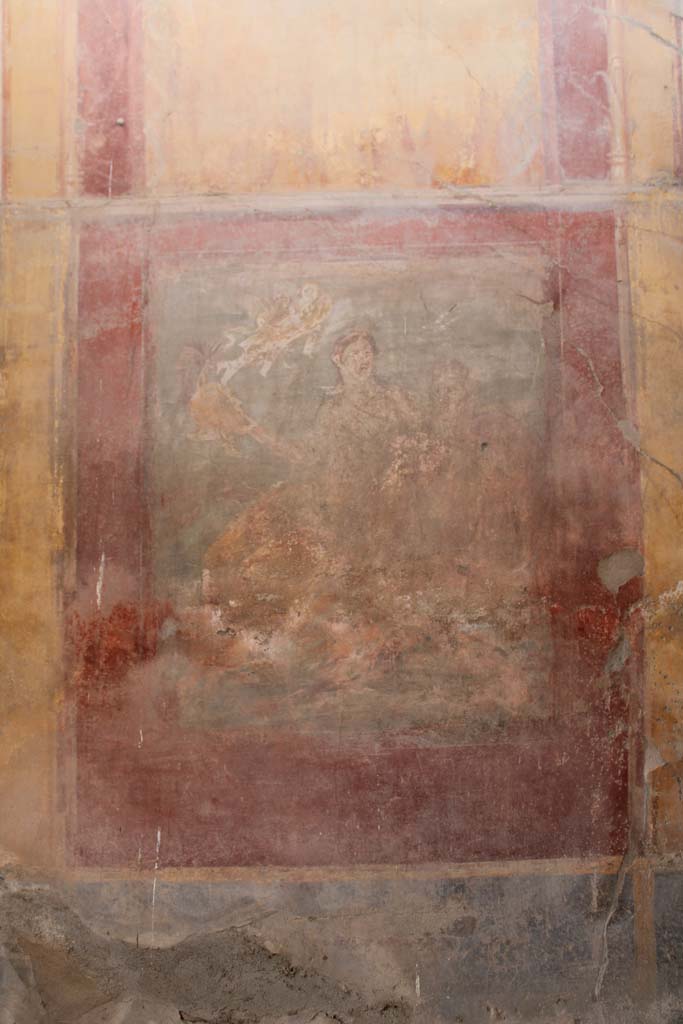IX.5.2 Pompeii. May 2019. Room ‘u’, central painting from west wall.
Foto Christian Beck, ERC Grant 681269 DÉCOR.
