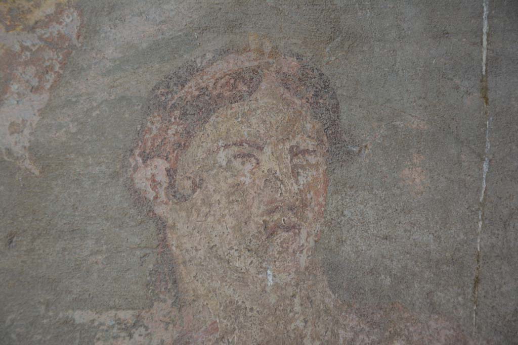 IX.5.2 Pompeii. May 2017. Room ‘u’, detail of Thetis from central painting on west wall 
Foto Christian Beck, ERC Grant 681269 DÉCOR.
