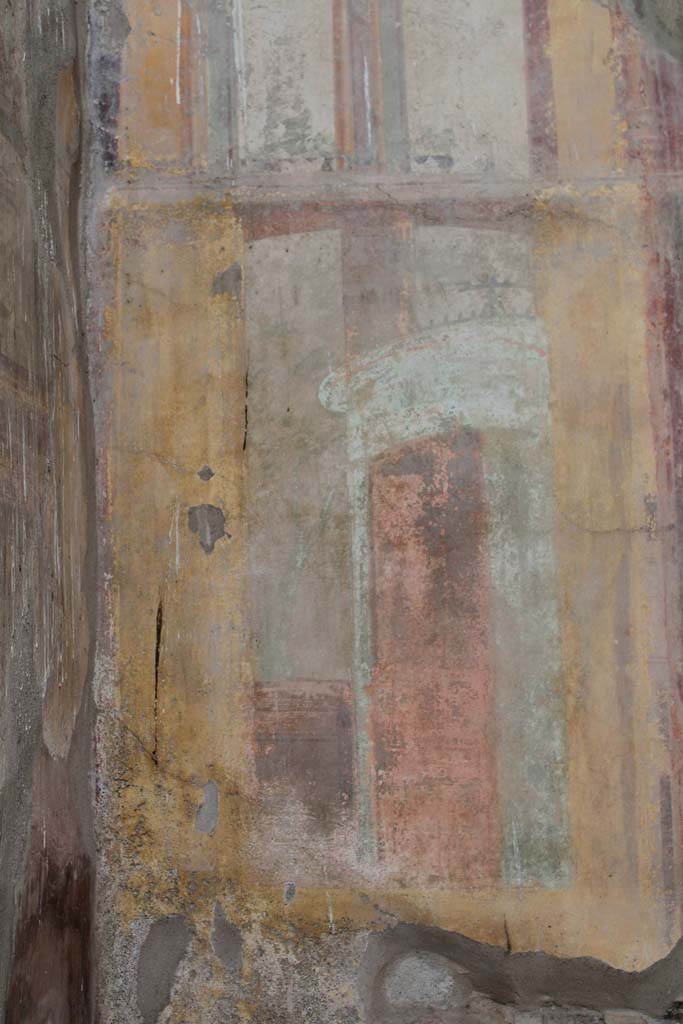 IX.5.2 Pompeii. May 2019. Room u, detail from north wall at west end.
Foto Christian Beck, ERC Grant 681269 DCOR.
