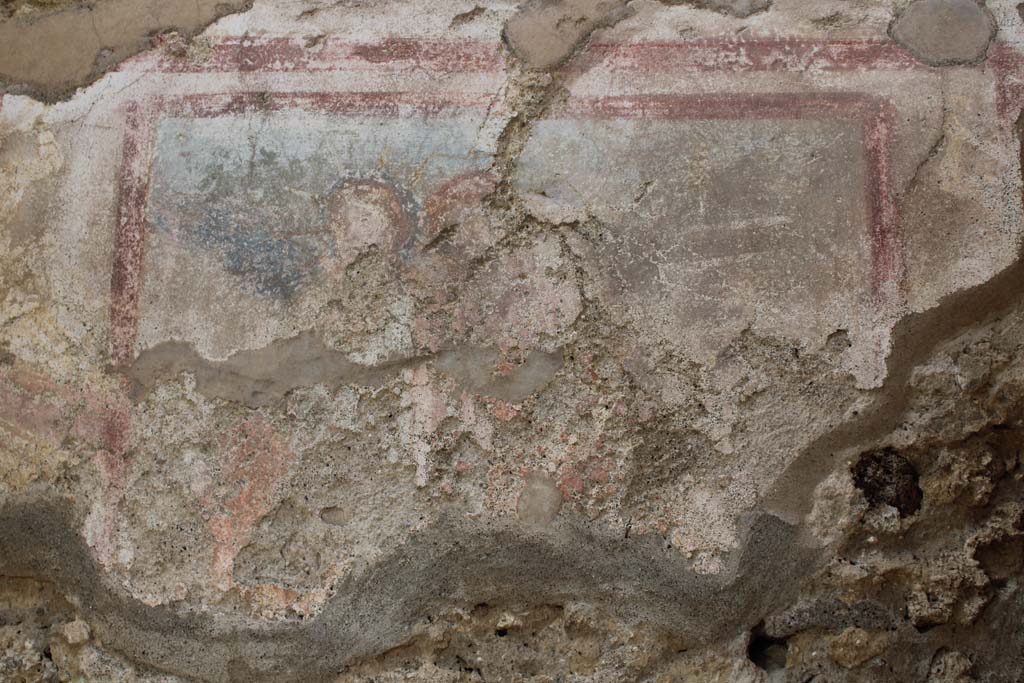 IX.5.2 Pompeii. May 2019. Room ‘c’, detail from central wall painting on east wall.
Foto Christian Beck, ERC Grant 681269 DÉCOR.

