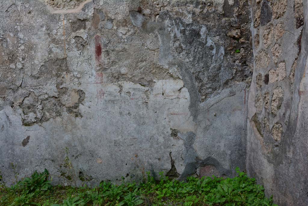 IX.5.2 Pompeii. March 2017. Room ‘i’, lower east wall at south end. 
Foto Christian Beck, ERC Grant 681269 DÉCOR.
