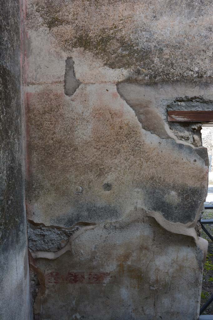 IX.5.2 Pompeii. March 2017. Room ‘f’, north wall and north-west corner.
Foto Christian Beck, ERC Grant 681269 DÉCOR.
