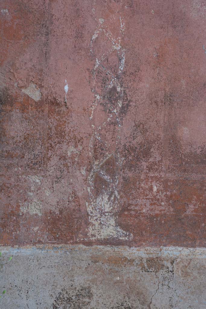 IX.5.6 Pompeii. May 2017. West ala d, detail of painted twisted candelabra.
Foto Christian Beck, ERC Grant 681269 DCOR.
