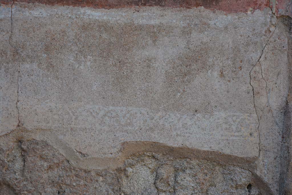IX.5.6 Pompeii. May 2017. West ala d, zoccolo on north wall at east end.
Foto Christian Beck, ERC Grant 681269 DCOR.
